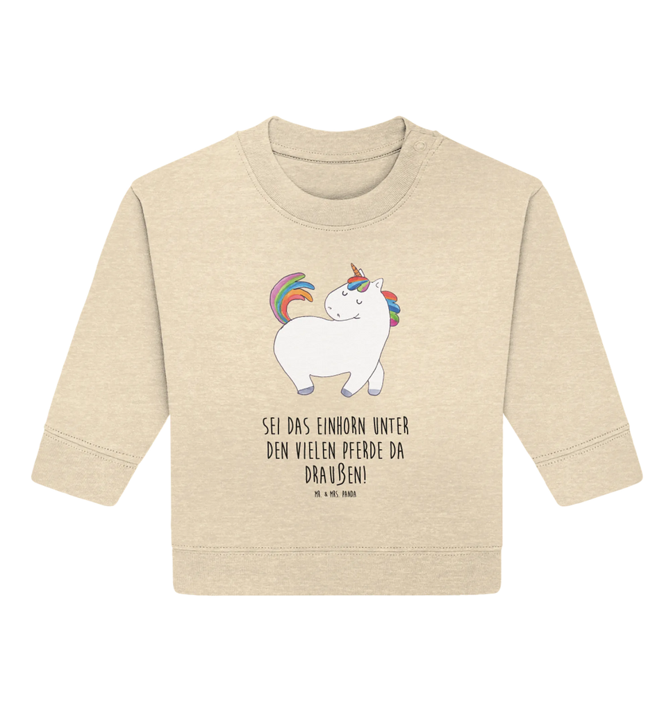 Organic Baby Pullover unicorn Swagger Baby Sweatshirt, Baby Bullover, Einhorn Deko, Einhörner, Einhorn, Unicorn, Stolz, Pferd, Bunt, Geschenk, Reiten, Anders, Reiter, Freundin