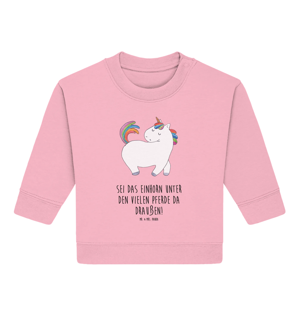 Organic Baby Pullover unicorn Swagger Baby Sweatshirt, Baby Bullover, Einhorn Deko, Einhörner, Einhorn, Unicorn, Stolz, Pferd, Bunt, Geschenk, Reiten, Anders, Reiter, Freundin