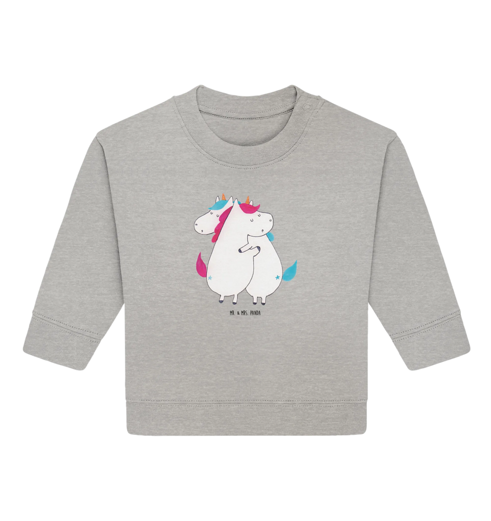 Organic Baby Pullover unicorns Embrace Baby Bullover, Baby Sweatshirt, Einhorn Deko, Einhörner, Einhorn, Unicorn, BFF, Liebe, Sister, Geschwister, Familie, Freundinnen, Schwester, Freundin, Schwestern
