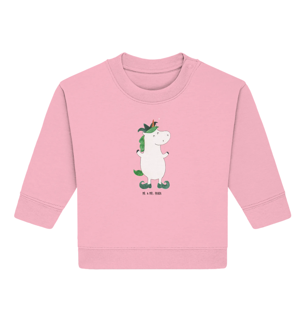 Organic Baby Pullover Einhorn Joker Baby Sweatshirt, Baby Bullover, Einhorn Deko, Einhörner, Einhorn, Unicorn, Gaukler, Mittelalter, Hofnarr, Kasper