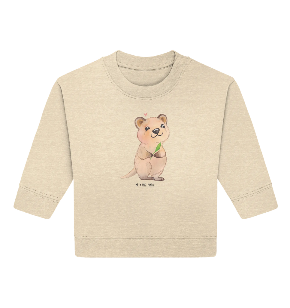 Organic Baby Pullover Quokka Happy Baby Sweatshirt, Baby Bullover, Gute Laune, Tiermotive, Tiere, Lustige Sprüche, Verschieben, Niedliches Tier, Lustiger Spruch, Dinge Erledigen, Quokka, Aufschieberitis