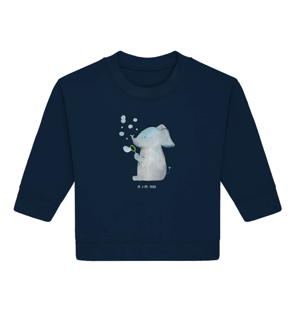 Organic Baby Pullover elephant soap bubbles Baby Sweatshirt, Baby Bullover, Gute Laune, Tiermotive, Tiere, Lustige Sprüche, Elefanten, Elefant, Liebe, Rüsseltier, Liebesspruch, Dickhäuter, Liebesbeweis, Heimat, Seifenblasen, Gefühl. Daheim