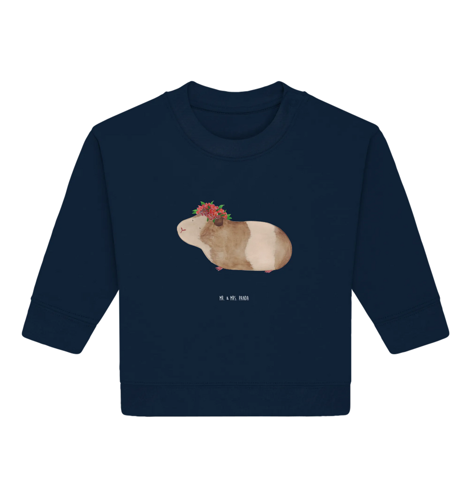 Organic Baby Pullover Guinea pig wisdom Baby Sweatshirt, Baby Bullover, Gute Laune, Tiermotive, Tiere, Lustige Sprüche, Realität, Wunder, Spruch, Meerschweinchen, Meeries, Weisheit, Meerie, Wunderland, Motivation, Blumenkind