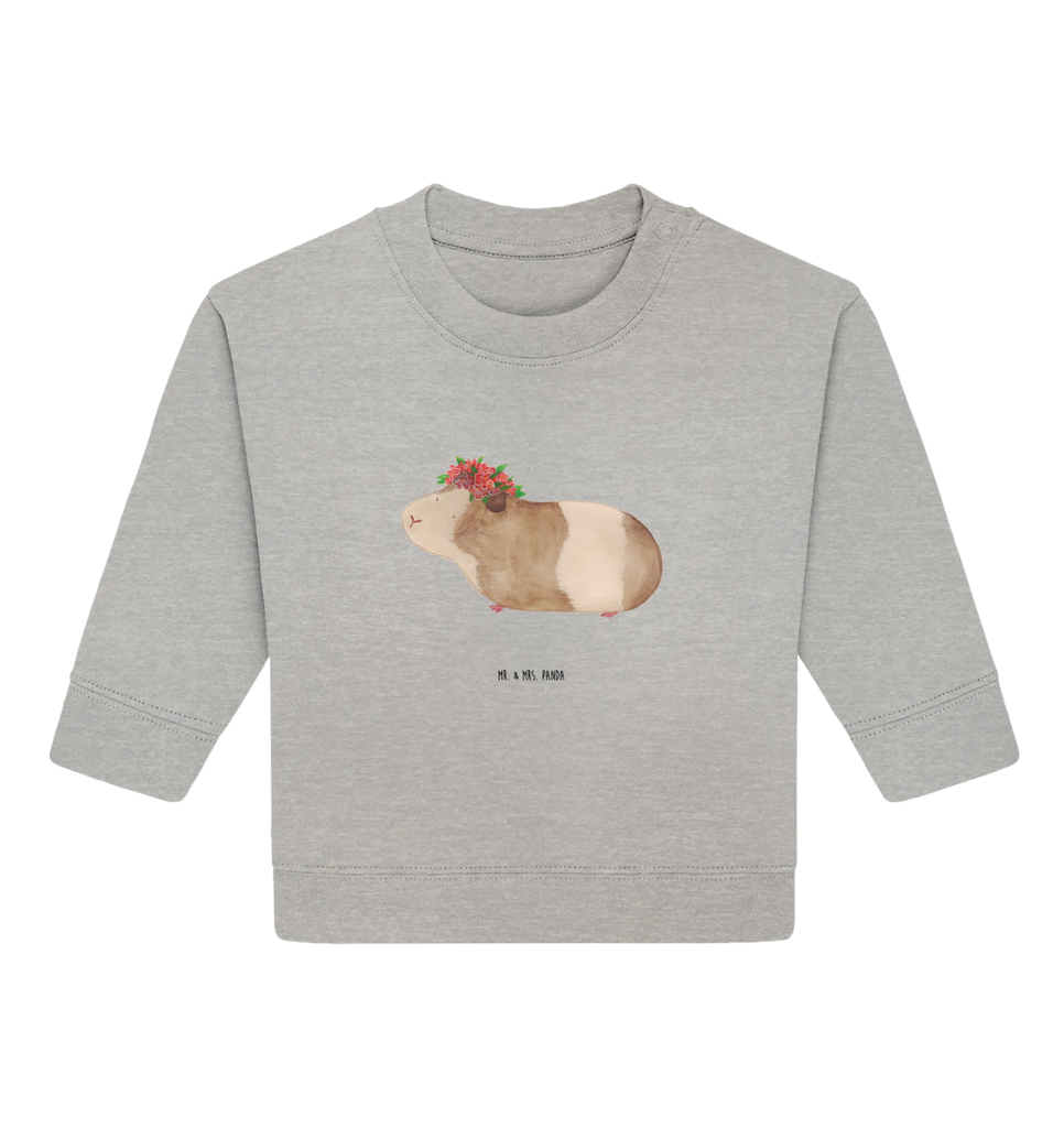 Organic Baby Pullover Guinea pig wisdom Baby Sweatshirt, Baby Bullover, Gute Laune, Tiermotive, Tiere, Lustige Sprüche, Realität, Wunder, Spruch, Meerschweinchen, Meeries, Weisheit, Meerie, Wunderland, Motivation, Blumenkind