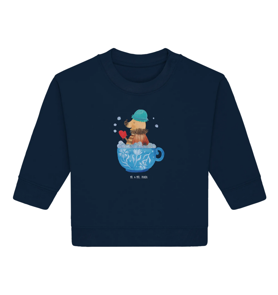 Organic Baby Pullover Nachtfalter Schaumbad Baby Sweatshirt, Baby Bullover, Gute Laune, Tiermotive, Tiere, Lustige Sprüche, Bad, Verträumt, Tasse, Ziele, Nachtfalter, Badezimmerdeko, Zeitmanagement, Schaumbad, Träumen, Baden, WC, Badezimmer