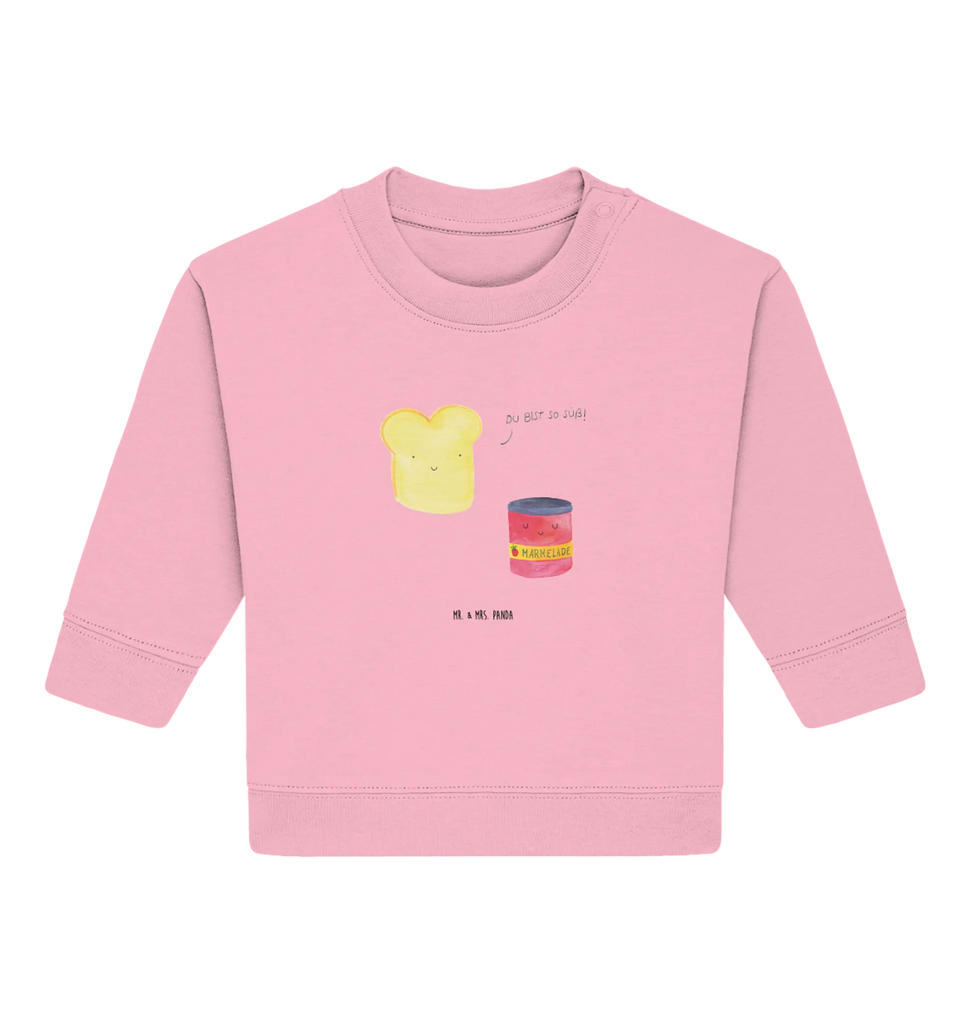 Organiczny sweter dla niemowląt Tost dżem Baby Sweatshirt, Baby Bullover, Gute Laune, Tiermotive, Tiere, Lustige Sprüche, Marmelade, Brot, Süße Postkarte, Küche Spruch, Süß, Küche Deko, Toast, Dreamteam, Frühstück Einladung, Toastbrot