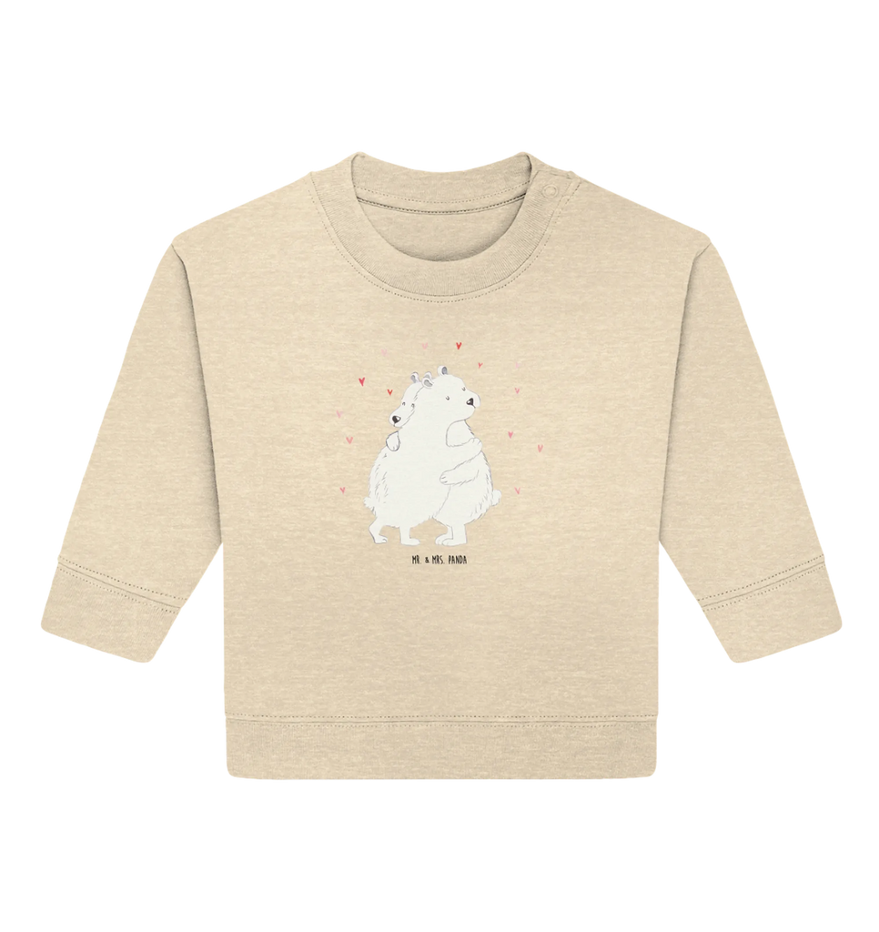 Organic Baby Pullover Icebear Embrace Baby Sweatshirt, Baby Bullover, Gute Laune, Tiermotive, Tiere, Lustige Sprüche