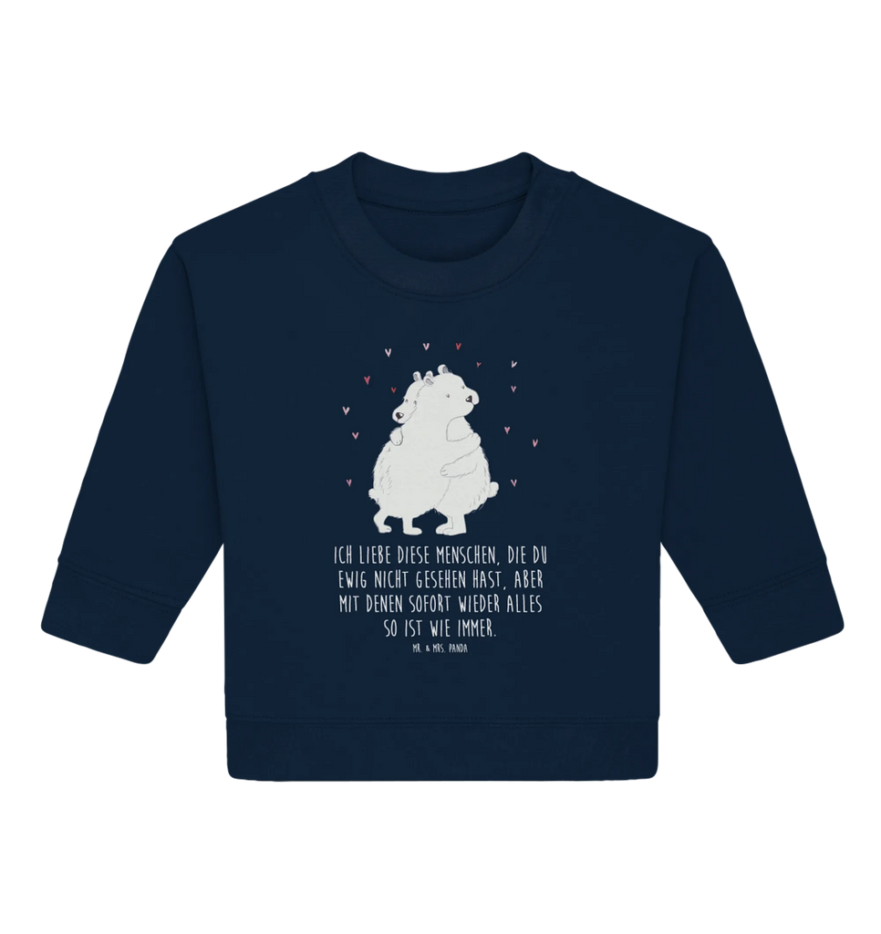 Organic Baby Pullover Icebear Embrace Baby Sweatshirt, Baby Bullover, Gute Laune, Tiermotive, Tiere, Lustige Sprüche