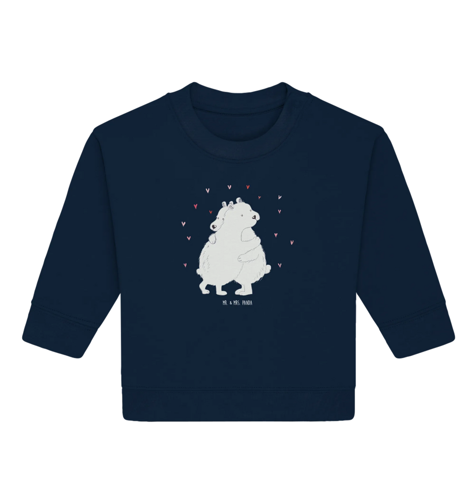 Organic Baby Pullover Icebear Embrace Baby Sweatshirt, Baby Bullover, Gute Laune, Tiermotive, Tiere, Lustige Sprüche