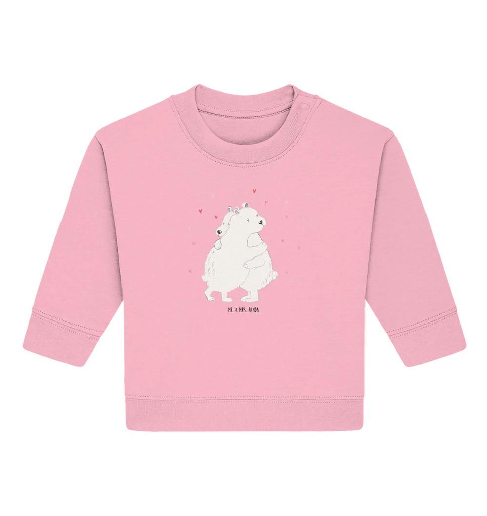 Organic Baby Pullover Icebear Embrace Baby Sweatshirt, Baby Bullover, Gute Laune, Tiermotive, Tiere, Lustige Sprüche