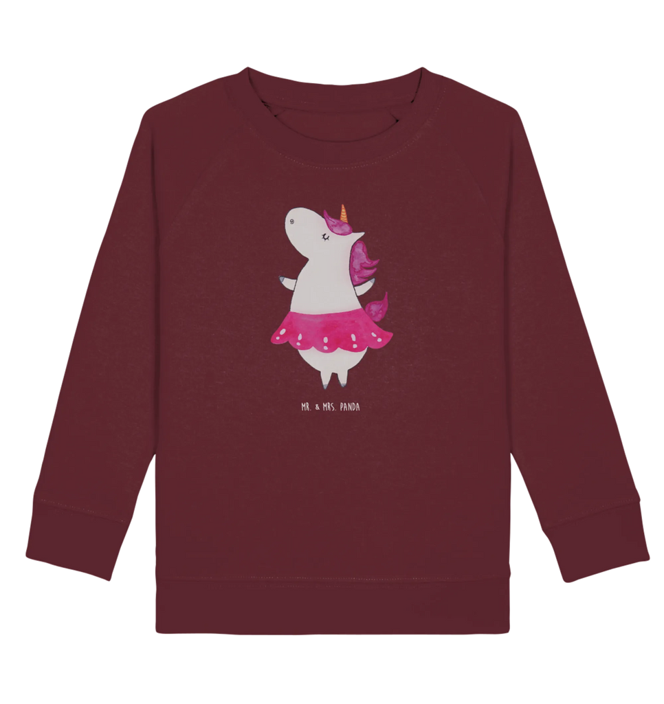 Organic Kinder Pullover Einhorn Ballerina Kinder Pullover, Kinder Sweatshirt, Einhorn Deko, Einhörner, Einhorn, Unicorn, Wohnung, Tänzerin, Ballerina, Feiern, Geburtstag, Lebenslust, Lebensfreude, Party, Spaß, Tanzen