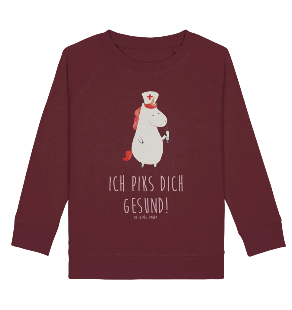 Organic Kinder Pullover Einhorn Krankenschwester Kinder Sweatshirt, Kinder Pullover, Einhorn Deko, Einhörner, Einhorn, Unicorn, Ärztin Geschenk, Krankenhaus, Krankenpflegerin, Krankenpfleger Geschenk, Krankenschwester Dankeschön, Krankenschwester Geschenk