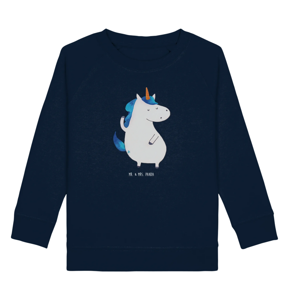 Organic Kinder Pullover Einhorn Mann Kinder Sweatshirt, Kinder Pullover, Einhorn Deko, Einhörner, Einhorn, Unicorn, Bester Freund, BFF, Familie, Mann, Party, Freundin, Hübsch, Cool, Beste