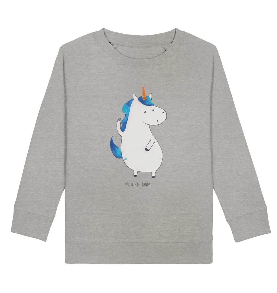 Organic Kinder Pullover Einhorn Mann Kinder Sweatshirt, Kinder Pullover, Einhorn Deko, Einhörner, Einhorn, Unicorn, Bester Freund, BFF, Familie, Mann, Party, Freundin, Hübsch, Cool, Beste