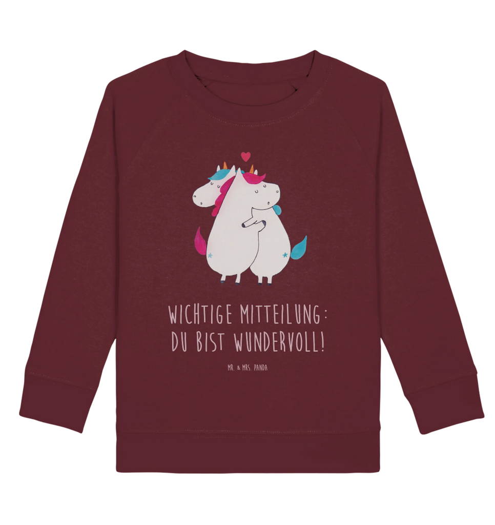 Organic Kinder Pullover Einhorn Mitteilung Kinder Sweatshirt, Kinder Pullover, Einhorn Deko, Einhörner, Einhorn, Unicorn, Partner, Liebe, Spruch, Valentine, Geschenk, Witzig, Valentinstag, Ehe, Lustig