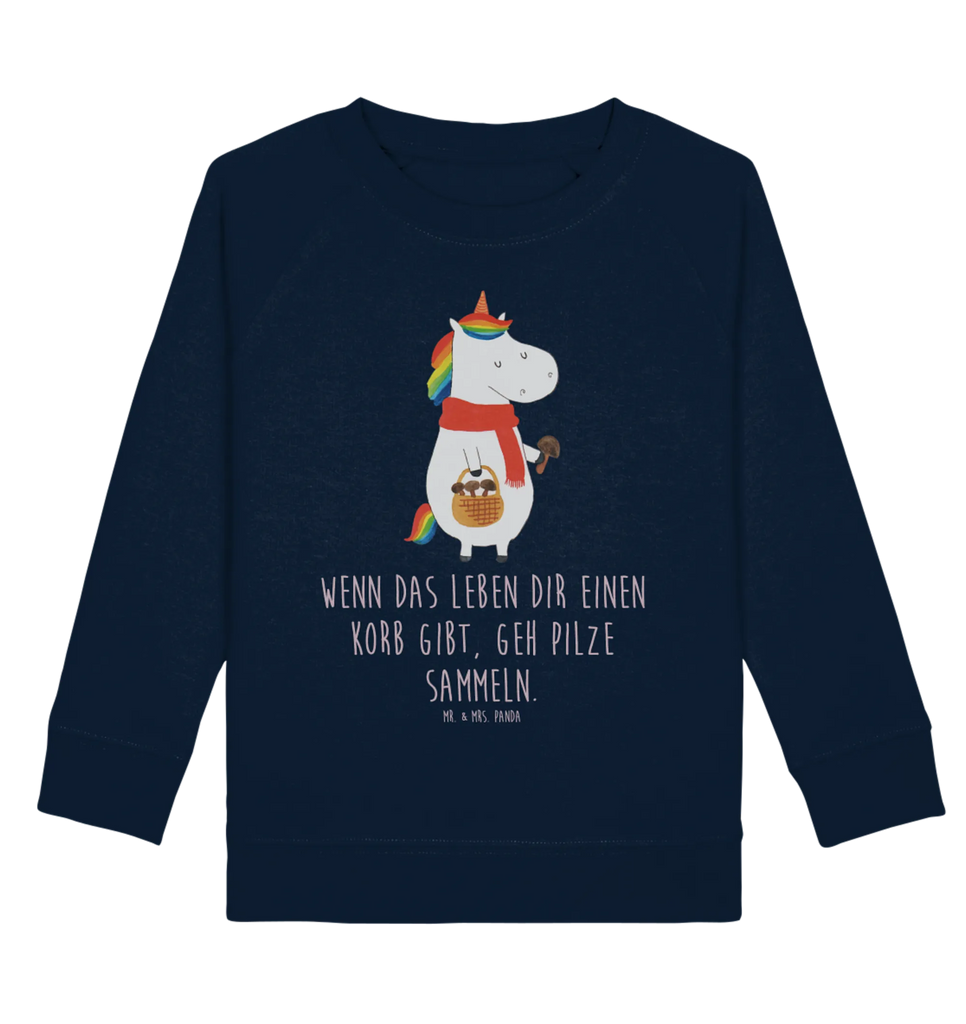 Organic Kinder Pullover Einhorn Pilz Kinder Sweatshirt, Kinder Pullover, Einhorn Deko, Einhörner, Einhorn, Unicorn, Motivation, Spruch, Pilzsammler, Liebeskummer, Pilze