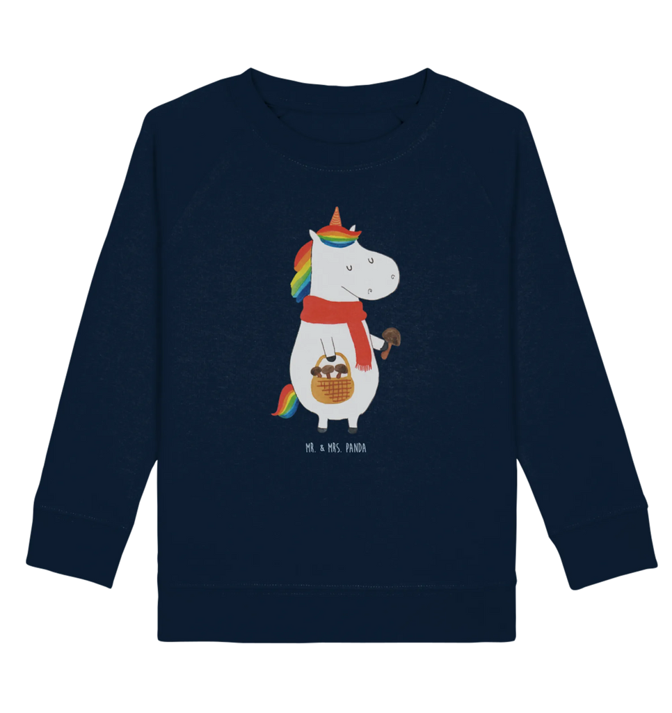 Organic Kinder Pullover Einhorn Pilz Kinder Sweatshirt, Kinder Pullover, Einhorn Deko, Einhörner, Einhorn, Unicorn, Motivation, Spruch, Pilzsammler, Liebeskummer, Pilze