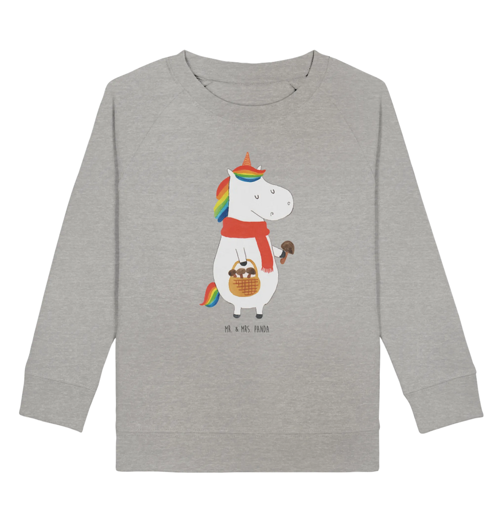 Organic Kinder Pullover Einhorn Pilz Kinder Sweatshirt, Kinder Pullover, Einhorn Deko, Einhörner, Einhorn, Unicorn, Motivation, Spruch, Pilzsammler, Liebeskummer, Pilze