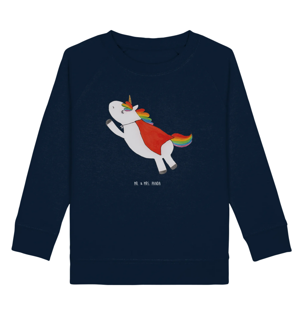 Organic Kinder Pullover Einhorn Super Kinder Sweatshirt, Kinder Pullover, Einhorn Deko, Einhörner, Einhorn, Unicorn, Traummann, Held, Superheld, Geschenk, Girl, Freundin, Mädchen