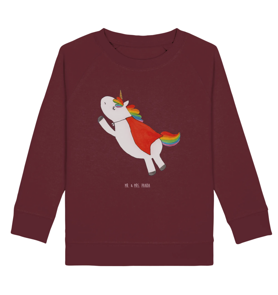 Organic Kinder Pullover Einhorn Super Kinder Sweatshirt, Kinder Pullover, Einhorn Deko, Einhörner, Einhorn, Unicorn, Traummann, Held, Superheld, Geschenk, Girl, Freundin, Mädchen