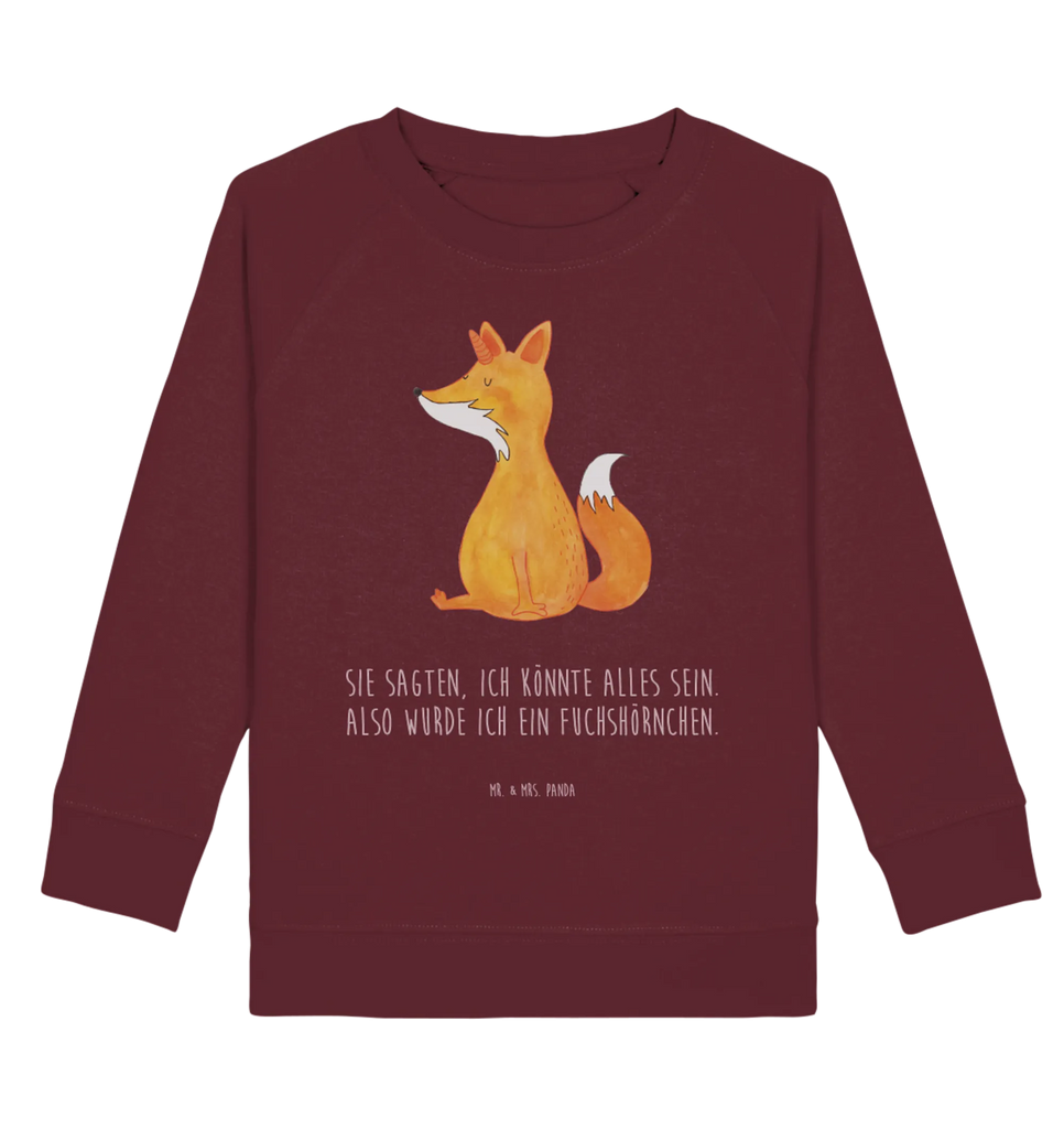 Organic Kinder Pullover Fuchshörnchen Kinder Pullover, Kinder Sweatshirt, Einhorn Deko, Einhörner, Einhorn, Unicorn, Fuchshorn, Füchse, Foxycorn, Unicorns, Fuchs, Fuchshörnchen