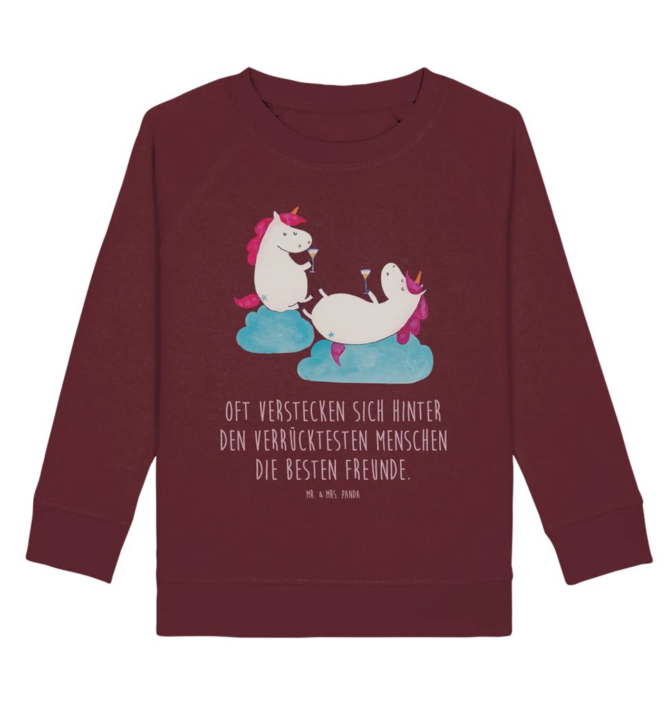 Organic Kinder Pullover Einhorn Sekt Jungen, Kinder Pullover, Mädchen, Kinder Sweatshirt, Einhorn Deko, Einhörner, Einhorn, Unicorn, Anstoßen, BFF, Party, Spaß, Korken, Sekt, Freundin, Mädelsabend, Beste, Freundinnen