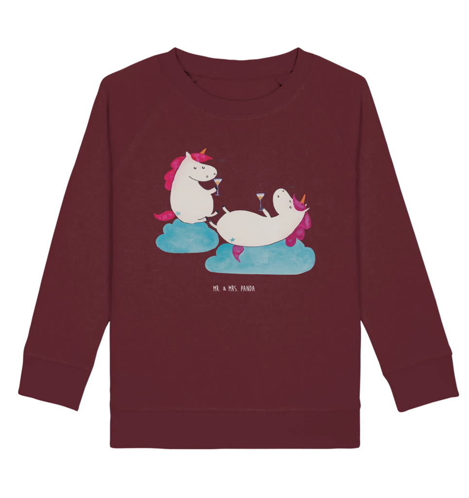 Organic Kinder Pullover Einhorn Sekt Jungen, Kinder Pullover, Mädchen, Kinder Sweatshirt, Einhorn Deko, Einhörner, Einhorn, Unicorn, Anstoßen, BFF, Party, Spaß, Korken, Sekt, Freundin, Mädelsabend, Beste, Freundinnen