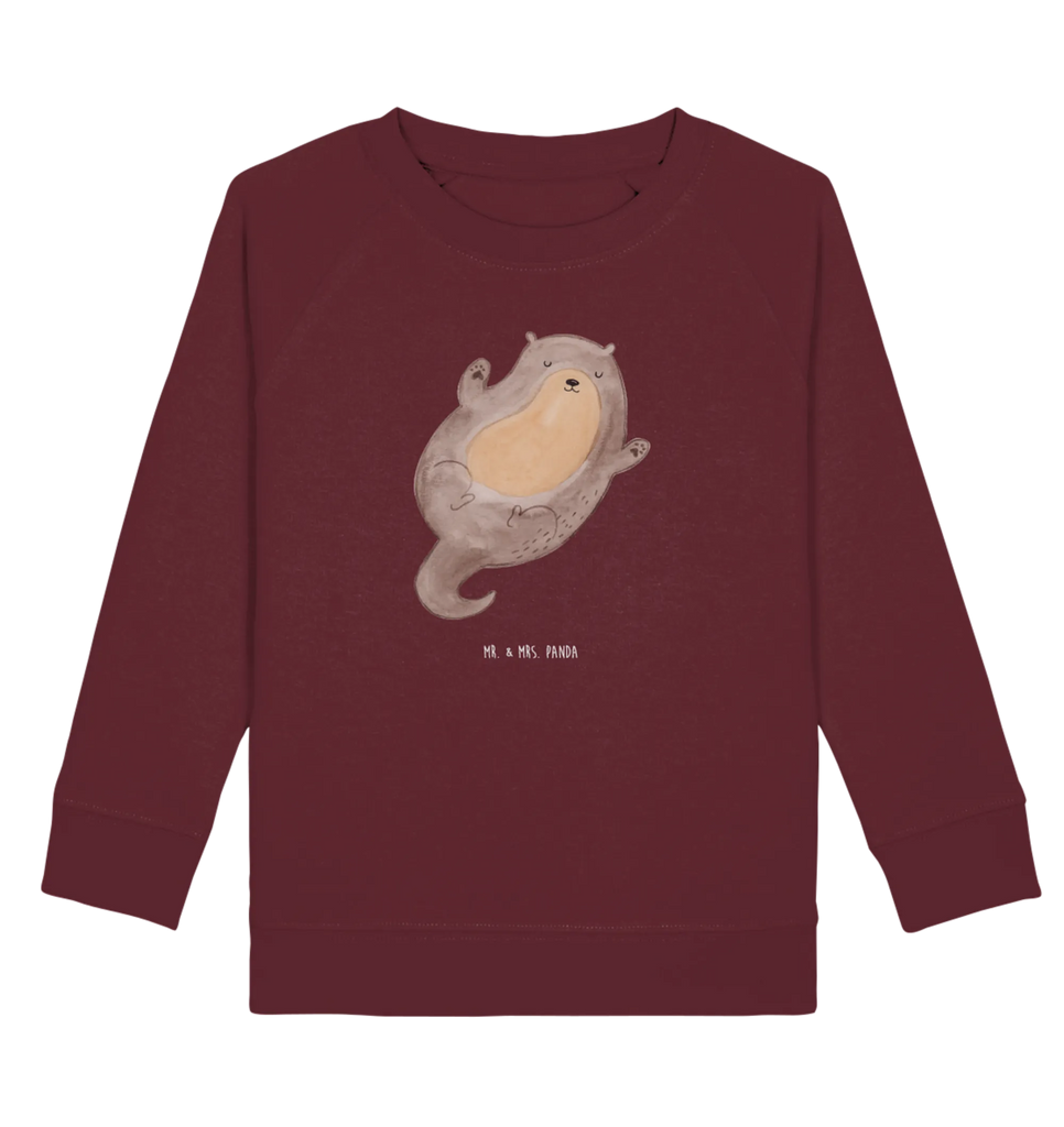Organic Kinder Pullover Otter Umarmen Kinder Pullover, Jungen, Mädchen, Kinder Sweatshirt, Otter, Fischotter, Seeotter, Otter Seeotter See Otter