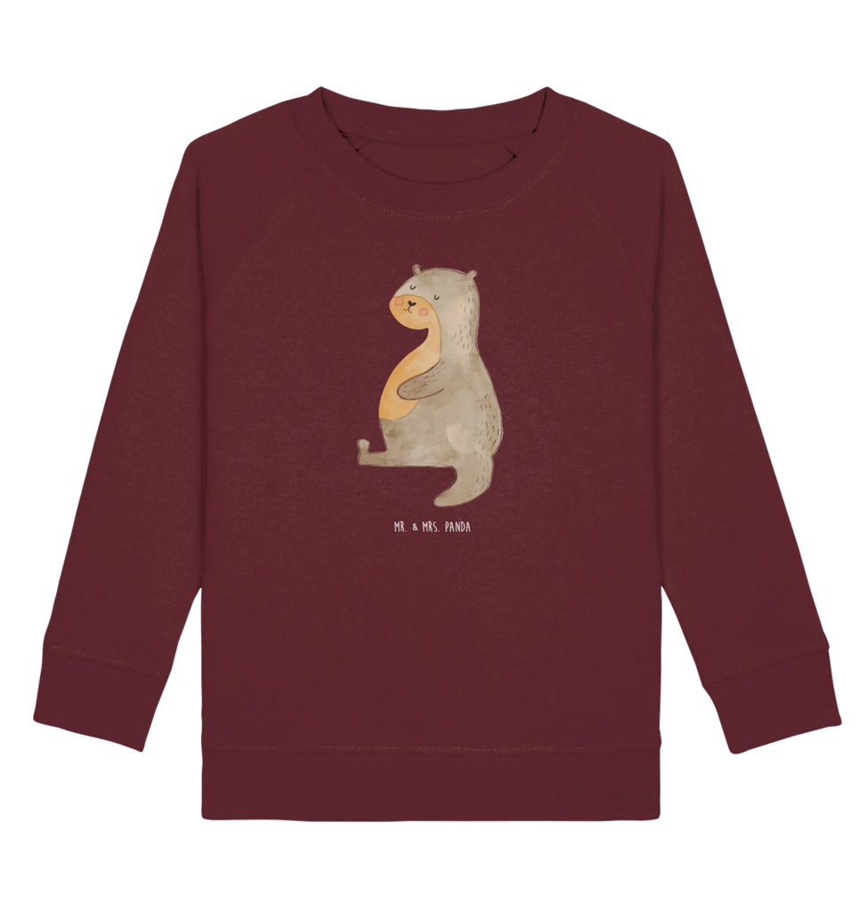Organic Kinder Pullover Otter Bauch Kinder Pullover, Jungen, Kinder Sweatshirt, Mädchen, Seeotter, Fischotter, Otter, Otter Seeotter See Otter
