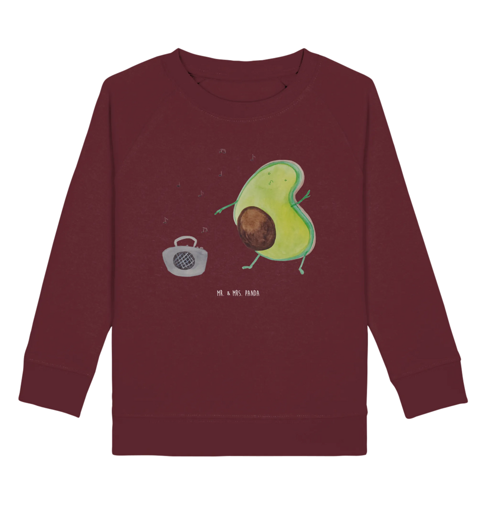 Organic Kinder Pullover Avocado tanzt Kinder Sweatshirt, Kinder Pullover, Gesund, Vegan, Veggie, Avocado