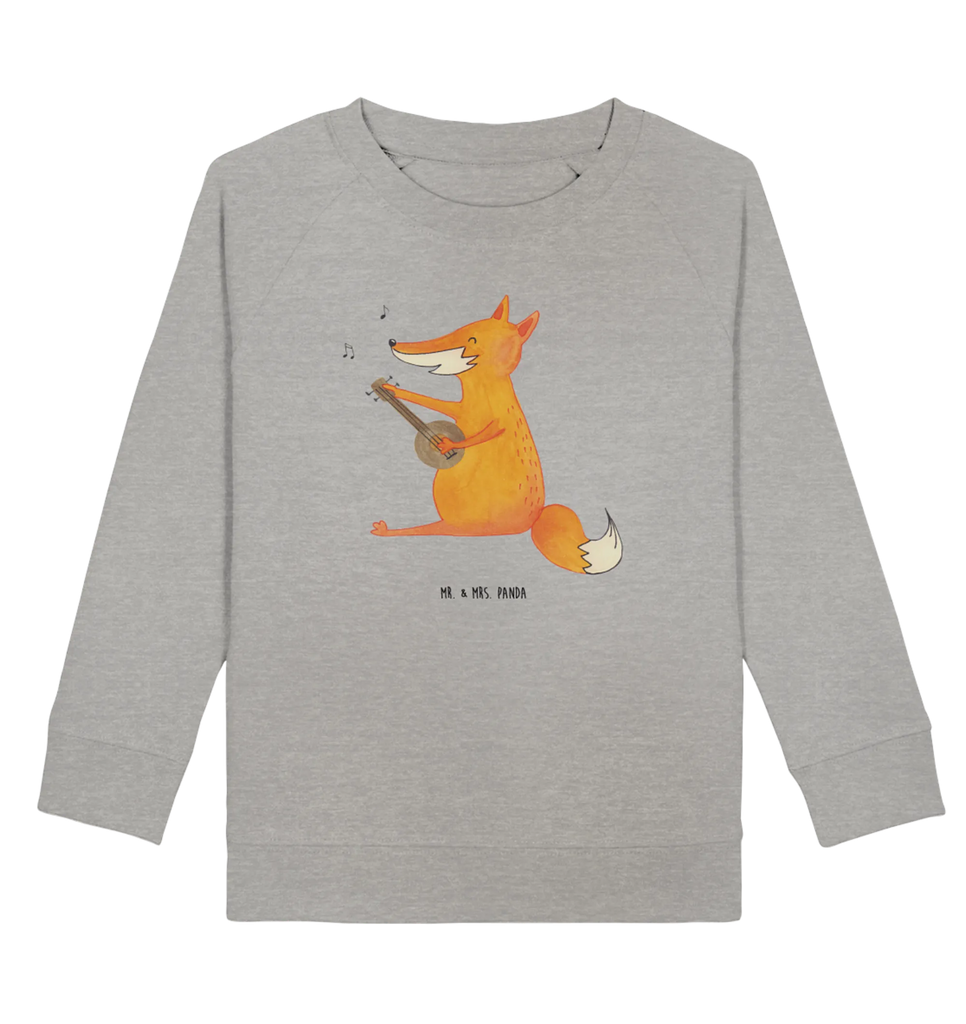 Organic Kinder Pullover Fuchs Gitarre Kinder Pullover, Kinder Sweatshirt, Fuchs, Gitarre, Sängerin, Musik Spruch, Geschenk Musiker, Füchse, Musikerin, Sänger