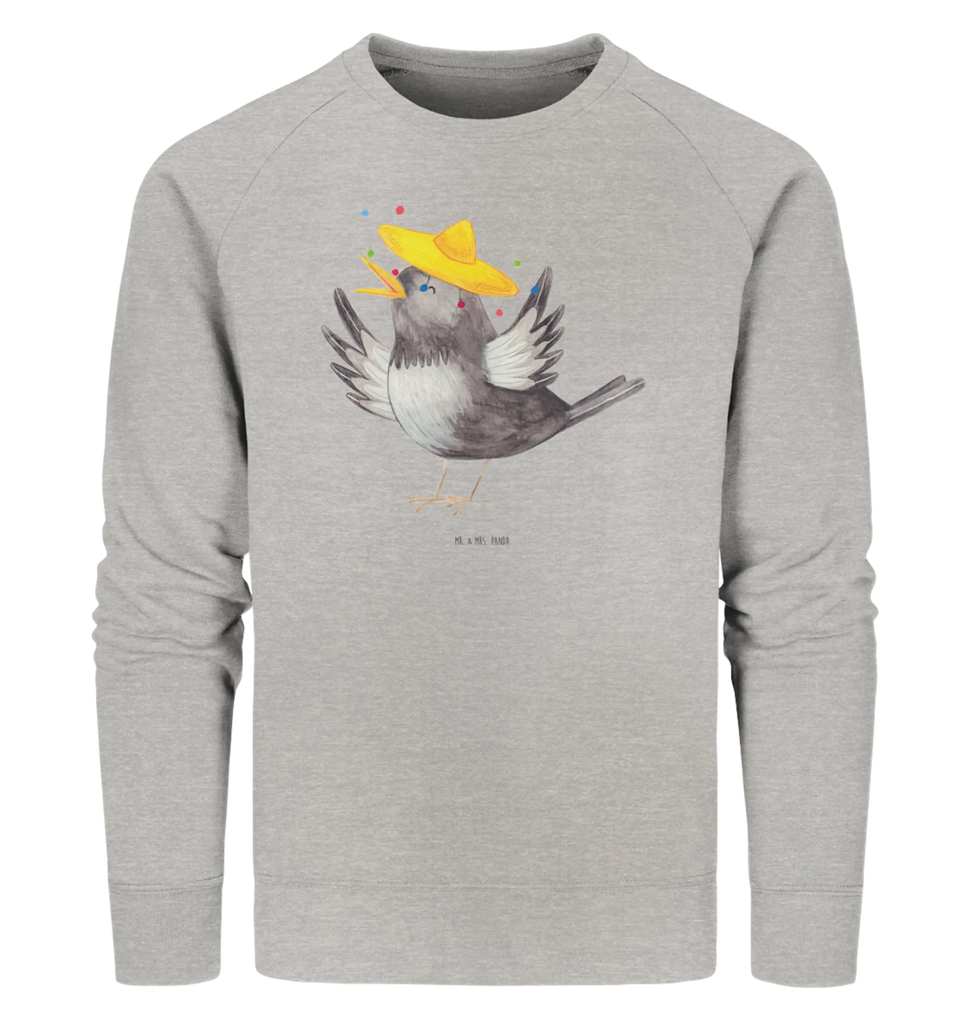 Organic Pullover Crow sombrero Pullover, Pullover Männer, Pullover Frauen, Sweatshirt, Sweatshirt Männer, Sweatshirt Frauen, Unisex, Tiermotive, Gute Laune, lustige Sprüche, Tiere, Rabe, Vogel, Vögel, Spruch positiv, fröhlich sein, glücklich sein, Glück Spruch, froh, Elster, Motivation