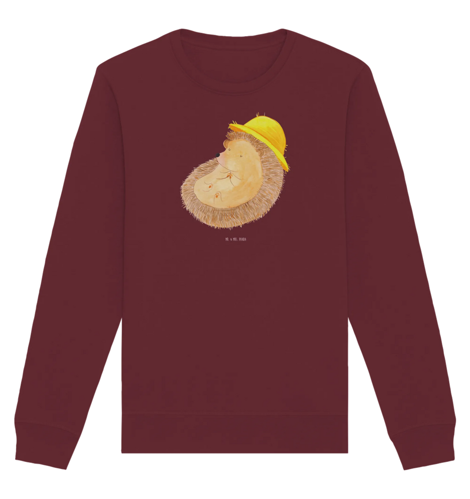 Organic Pullover Hedgehog Pray Pullover, Pullover Männer, Pullover Frauen, Sweatshirt, Sweatshirt Männer, Sweatshirt Frauen, Unisex, Tiermotive, Gute Laune, lustige Sprüche, Tiere, Igel, Igel mit Hut, Sonnenhut, Gott, Amen, beten, Leben, Dankbarkeit, Dankbar sein, dankbar, genießen