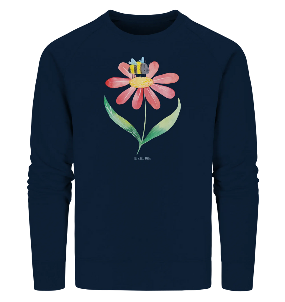 Organiczny Sweter trzmiel kwiat Pullover, Pullover Männer, Pullover Frauen, Sweatshirt, Sweatshirt Männer, Sweatshirt Frauen, Unisex, Tiermotive, Gute Laune, lustige Sprüche, Tiere, Hummel, Blume, Wespe, Flauschig, Natur, Feld, Hummeln, Biene
