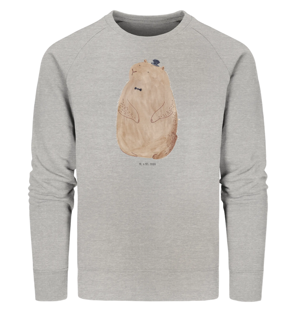 Organic Pullover Groundhog Pullover, Pullover Männer, Pullover Frauen, Sweatshirt, Sweatshirt Männer, Sweatshirt Frauen, Unisex, Tiermotive, Gute Laune, lustige Sprüche, Tiere, Murmeltier, Knigge, Fröhlichkeit, Freundlichkeit, Respekt, Anstand