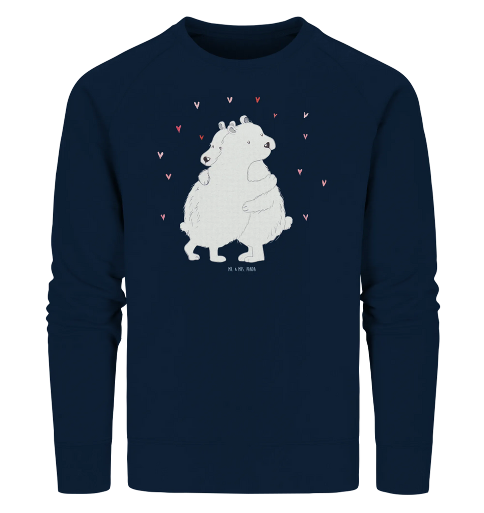 Organic Pullover Icebear Embrace Pullover, Pullover Männer, Pullover Frauen, Sweatshirt, Sweatshirt Männer, Sweatshirt Frauen, Unisex, Tiermotive, Gute Laune, lustige Sprüche, Tiere