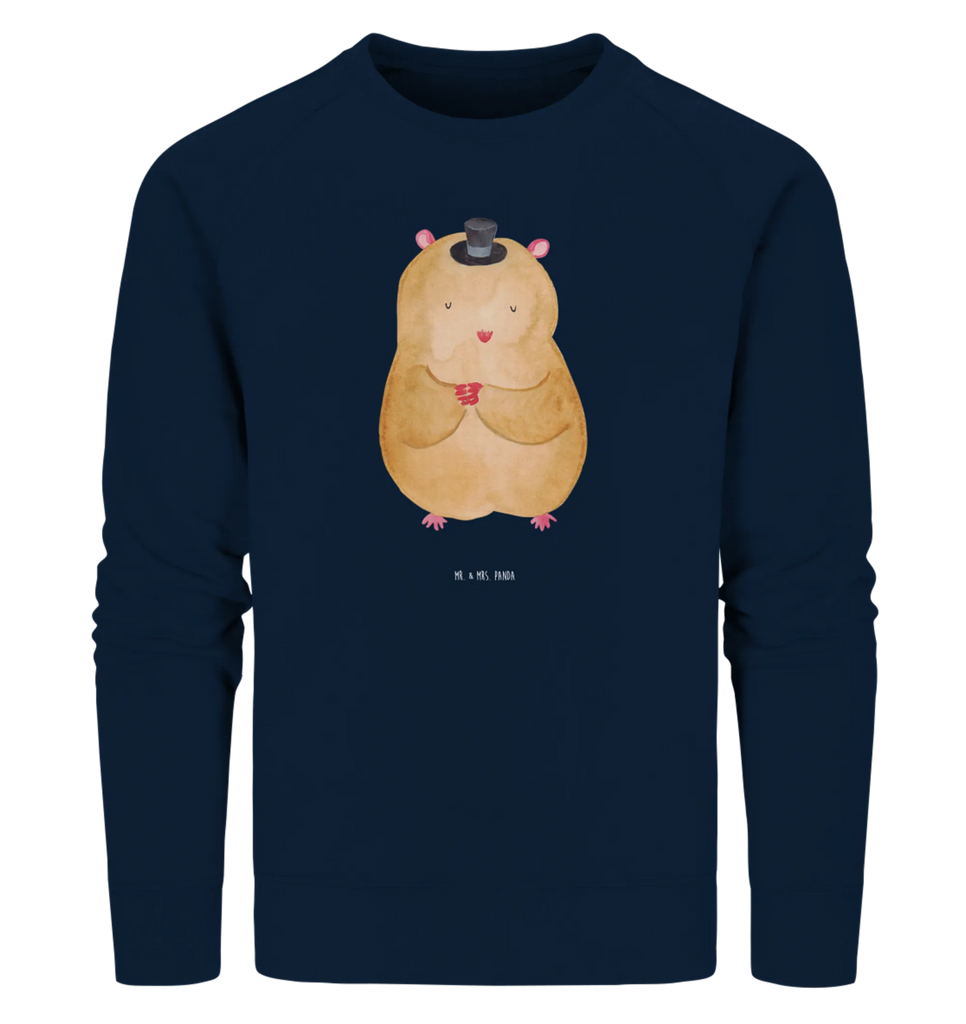 Organic Pullover hamster cap Pullover, Pullover Männer, Pullover Frauen, Sweatshirt, Sweatshirt Männer, Sweatshirt Frauen, Unisex, Tiermotive, Gute Laune, lustige Sprüche, Tiere, Hamster, Hut, Magier, Zylinder, Zwerghamster, Zauberer