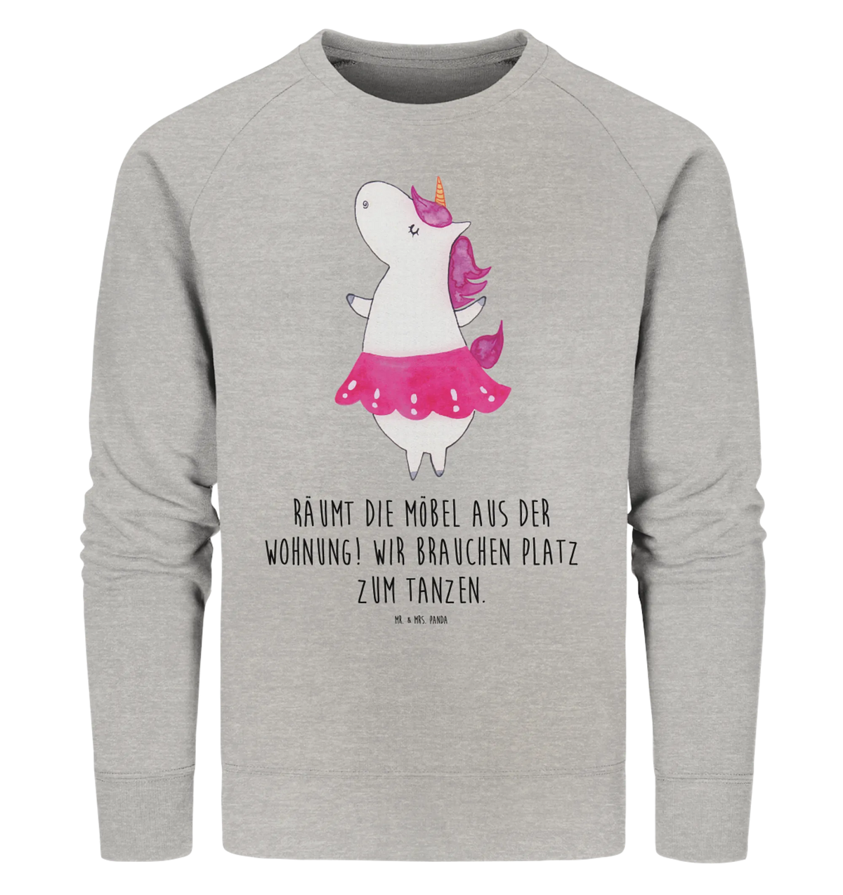 Organiczny Sweter Jednorożec balerina Pullover, Pullover Männer, Pullover Frauen, Sweatshirt, Sweatshirt Männer, Sweatshirt Frauen, Unisex, Einhorn, Einhörner, Einhorn Deko, Unicorn, Tanzen, Ballerina, Party, Wohnung, Spaß, Feiern, Geburtstag, Tänzerin, Lebenslust, Lebensfreude