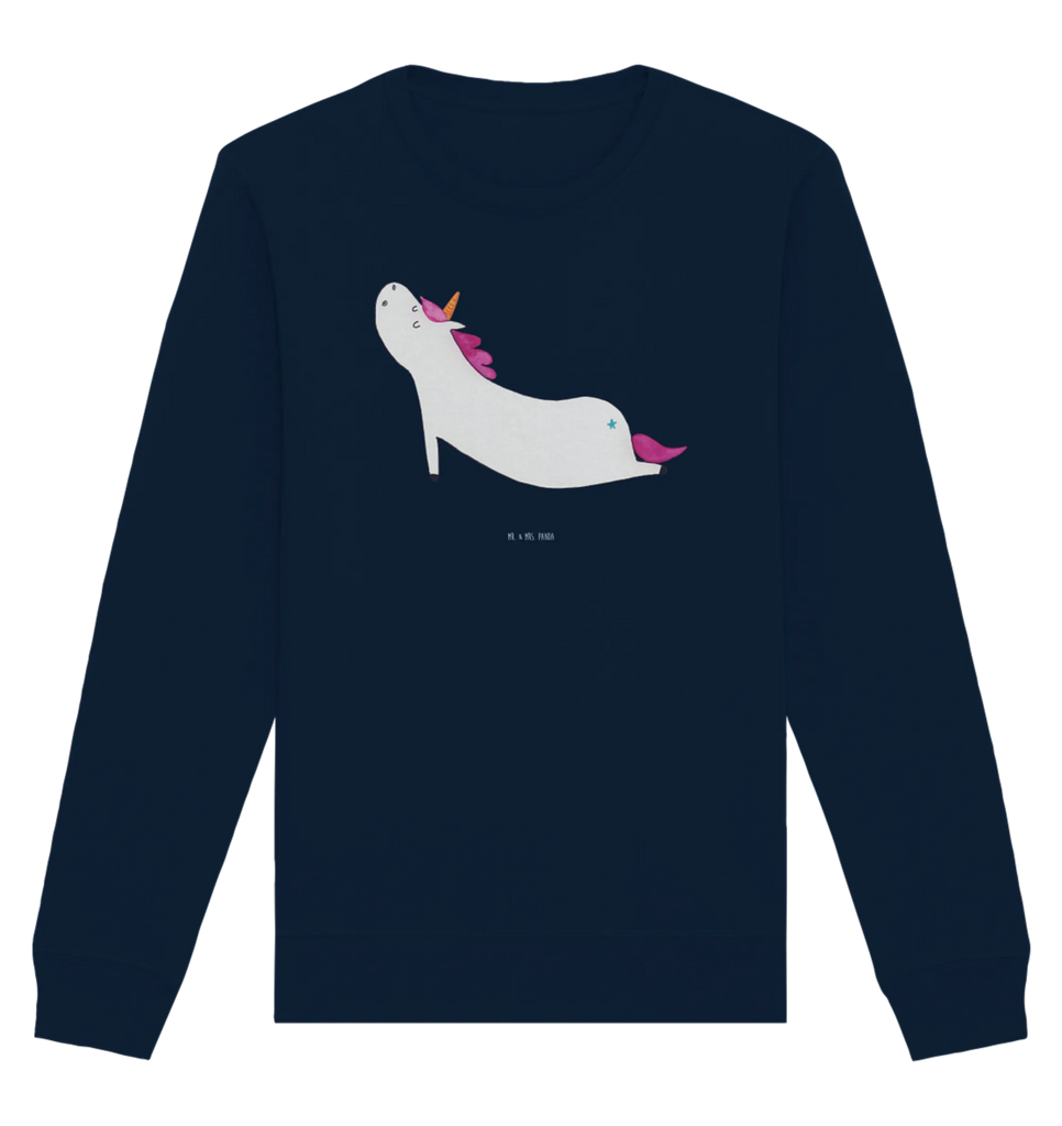 Organic Pullover unicorn yoga Pullover, Pullover Männer, Pullover Frauen, Sweatshirt, Sweatshirt Männer, Sweatshirt Frauen, Unisex, Einhorn, Einhörner, Einhorn Deko, Unicorn, Yoga, Namaste, Achtsamkeit, Entspannung, Joga, Yogamatte, Sport, lustig, witzig, süß