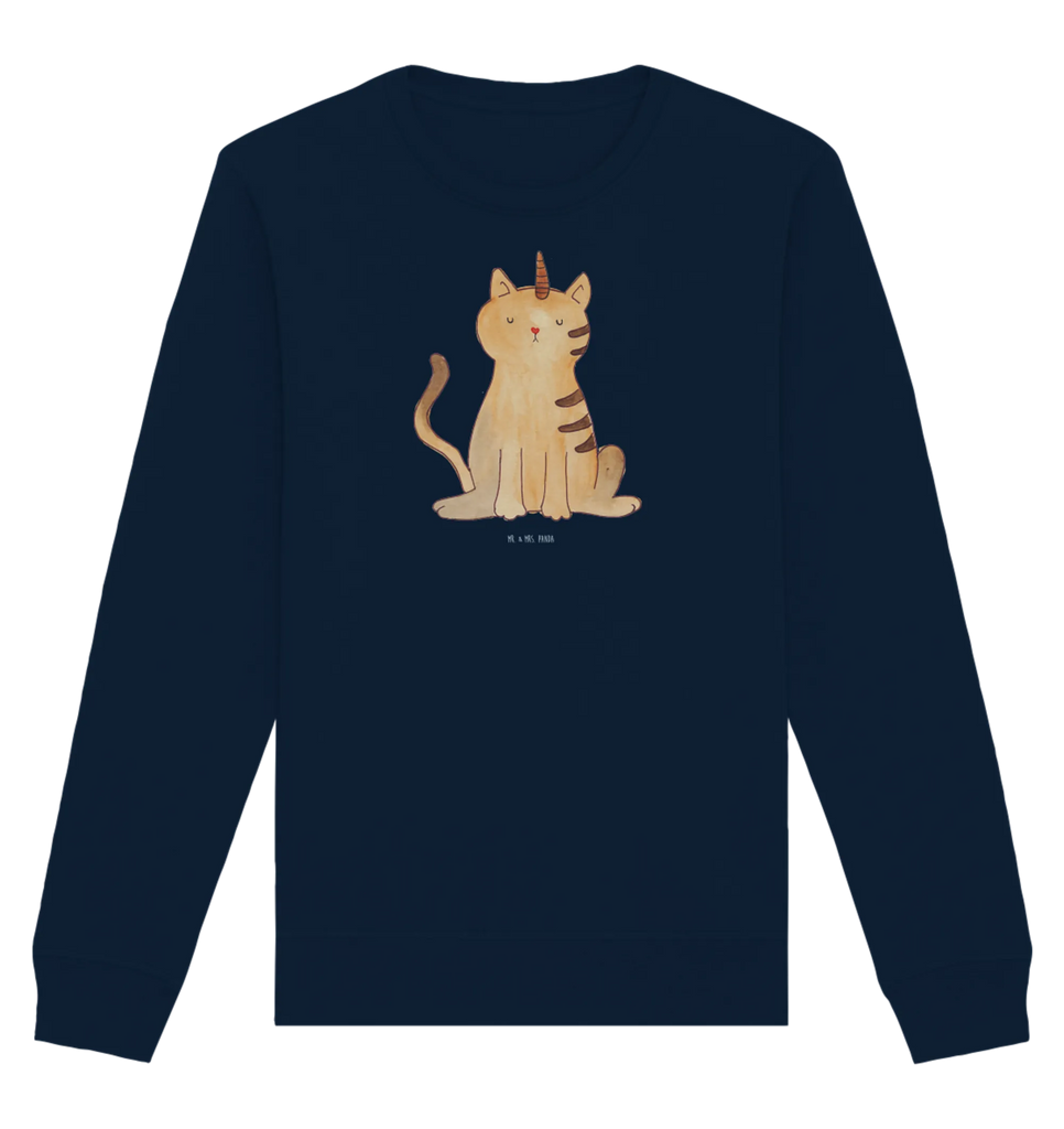 Organic Pullover unicorn Cat Pullover, Pullover Männer, Pullover Frauen, Sweatshirt, Sweatshirt Männer, Sweatshirt Frauen, Unisex, Einhorn, Einhörner, Einhorn Deko, Unicorn, Katzer, Mieze, Regenbogen, Glitzer, Einhornpower, Erwachsenwerden, Katze, Katzenhorn, Einhornkatze, Kittyhorn