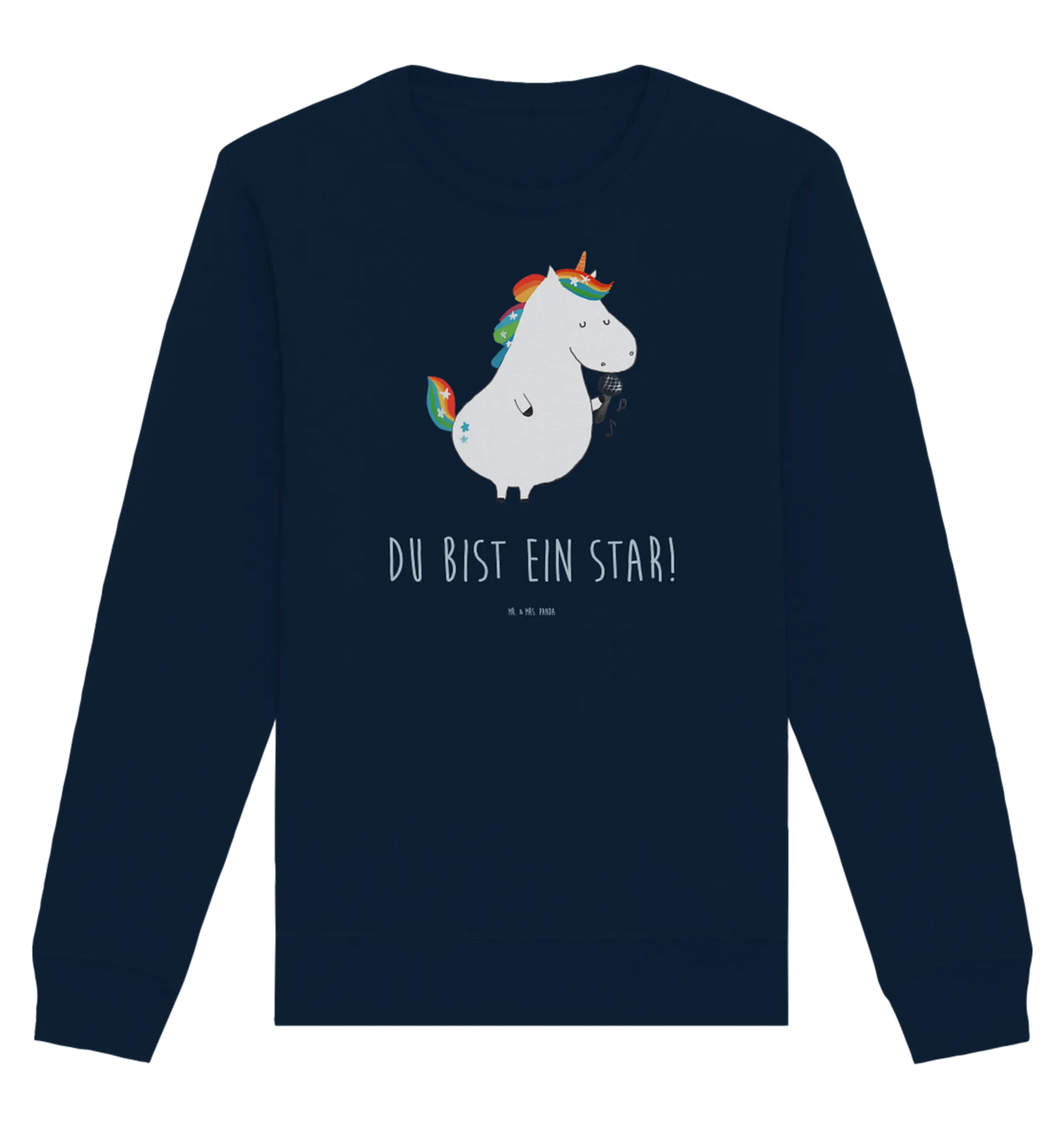 Organic Pullover unicorn Singer Pullover, Pullover Männer, Pullover Frauen, Sweatshirt, Sweatshirt Männer, Sweatshirt Frauen, Unisex, Einhorn, Einhörner, Einhorn Deko, Unicorn, Glitzer, Konfetti, Party, Geburtstag, Feier, Fest, Disco, Sängerin, Sänger, Freundin