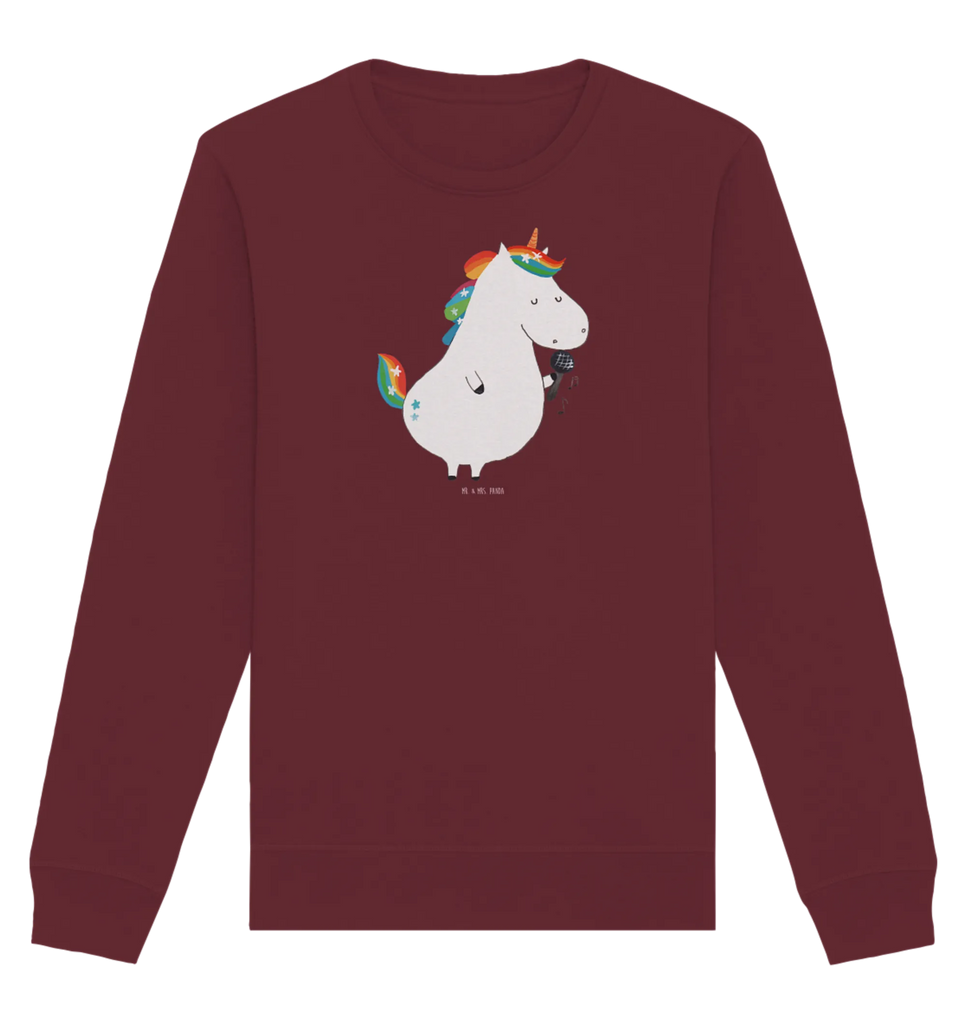 Organic Pullover unicorn Singer Pullover, Pullover Männer, Pullover Frauen, Sweatshirt, Sweatshirt Männer, Sweatshirt Frauen, Unisex, Einhorn, Einhörner, Einhorn Deko, Unicorn, Glitzer, Konfetti, Party, Geburtstag, Feier, Fest, Disco, Sängerin, Sänger, Freundin