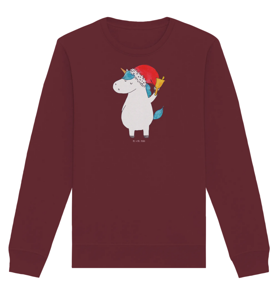Organic Pullover unicorn Santa Claus Pullover, Pullover Männer, Pullover Frauen, Sweatshirt, Sweatshirt Männer, Sweatshirt Frauen, Unisex, Einhorn, Einhörner, Einhorn Deko, Unicorn, Gin, Schokolade, Schoki, Weihnachten, Weihnachtsmann, Nikolaus, Wunschzettel, Wunschliste, Feenstaub