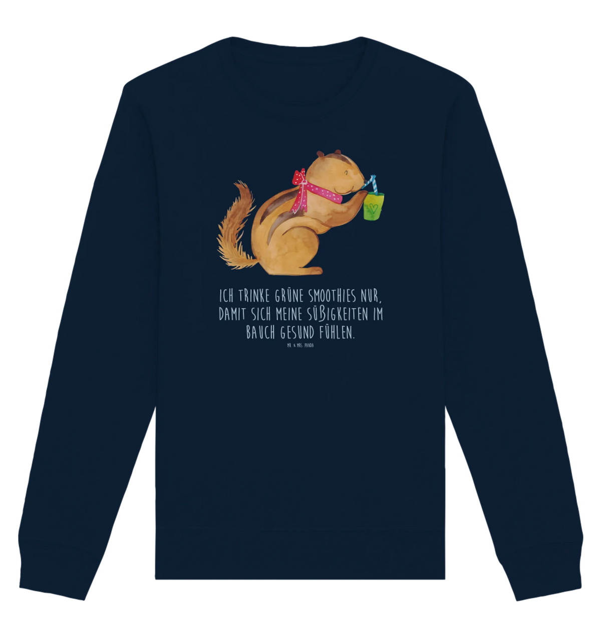 Organic Pullover Squirrel smoothies Pullover, Pullover Männer, Pullover Frauen, Sweatshirt, Sweatshirt Männer, Sweatshirt Frauen, Unisex, Tiermotive, Gute Laune, lustige Sprüche, Tiere, Green Smoothies, Diät, Abnehmen, Streifenhörnchen, Eichhörnchen