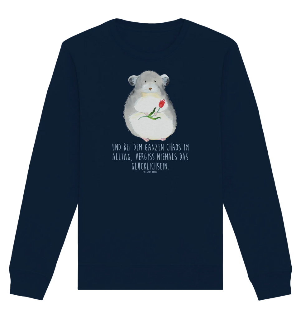 Organic Pullover chinchilla flower Pullover, Pullover Männer, Pullover Frauen, Sweatshirt, Sweatshirt Männer, Sweatshirt Frauen, Unisex, Tiermotive, Gute Laune, lustige Sprüche, Tiere, Chinchilla, Chinchillas, Liebeskummer, Kummer, Depressionen, traurig sein, Chaos, Glücklichsein, Büro, Büroalltag