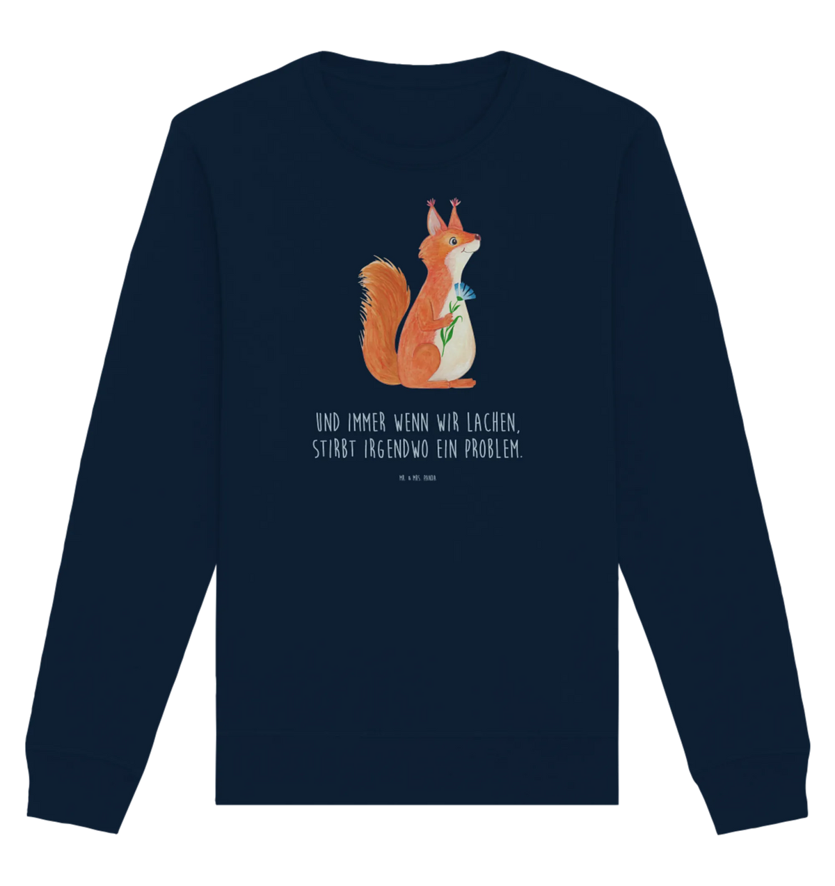 Organiczny Sweter wiewiórka kwiat Pullover, Pullover Männer, Pullover Frauen, Sweatshirt, Sweatshirt Männer, Sweatshirt Frauen, Unisex, Tiermotive, Gute Laune, lustige Sprüche, Tiere, Eichhörnchen, Eichhorn, Spruch positiv, Lachen, Spaß, Motivation Sprüche, Motivation Bilder, glücklich Spruch, Spruch Deko