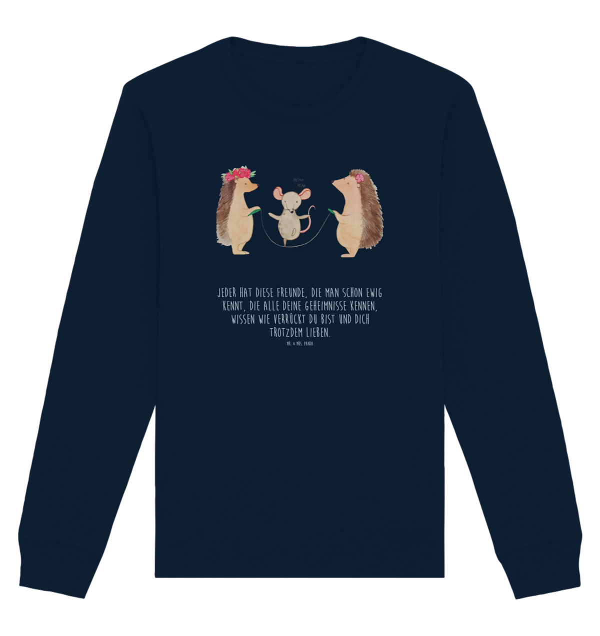 Nachhaltiger Pullover Igel Seilhüpfen Pullover, Pullover Männer, Pullover Frauen, Sweatshirt, Sweatshirt Männer, Sweatshirt Frauen, Unisex, Tiermotive, Gute Laune, lustige Sprüche, Tiere, Igel, Maus, Seilspringen, Seilhüpfen, Kinder, Kindergarten