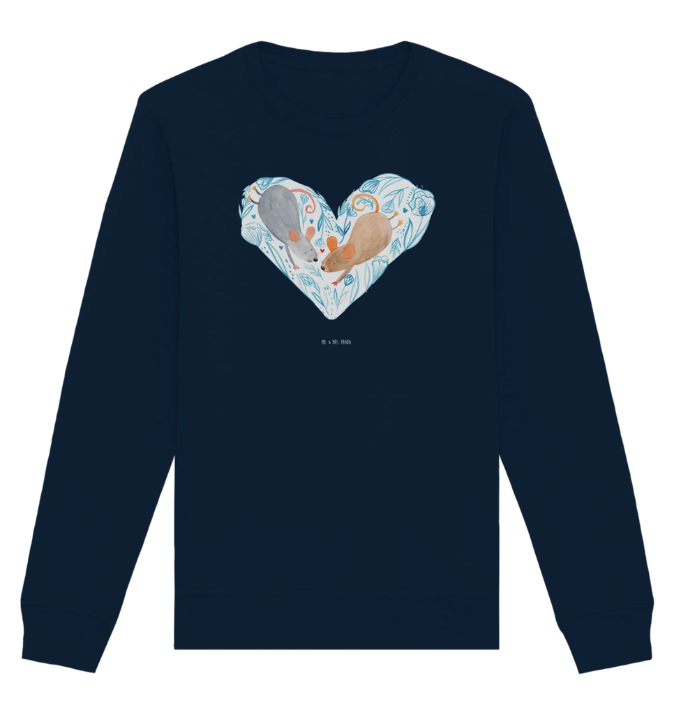 Organic Pullover Mice heart Pullover, Pullover Männer, Pullover Frauen, Sweatshirt, Sweatshirt Männer, Sweatshirt Frauen, Unisex, Liebe, Partner, Freund, Freundin, Ehemann, Ehefrau, Heiraten, Verlobung, Heiratsantrag, Liebesgeschenk, Jahrestag, Hocheitstag, Maus, Mäuse, Liebesbotschaft, Liebesbeweis, Hochzeit, Lieblingsmensch, Gemeinsamkeit, Love, Geschenk für zwei