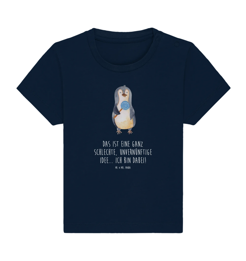 Organic Baby Shirt Penguin lollipop Penguin, North Pole, Winter, Penguins, penguins, bullshit, crook, slogan, hoodlum, lollipop, candy, rebel