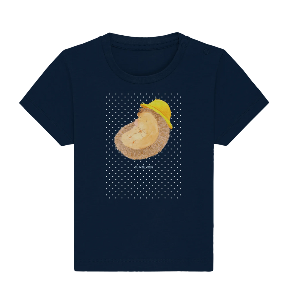 Organiczna koszulka dla niemowląt jeż Modlić się Motywy zwierzęce, dobra energia, zabawne powiedzonka, zwierzęta